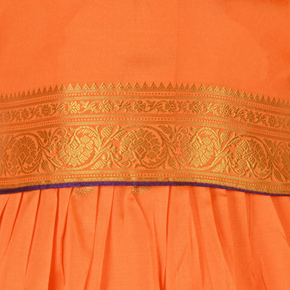 Baby Girls Ethnic Silk Pattu Pavadai Dress | Girls Lehenga Choli