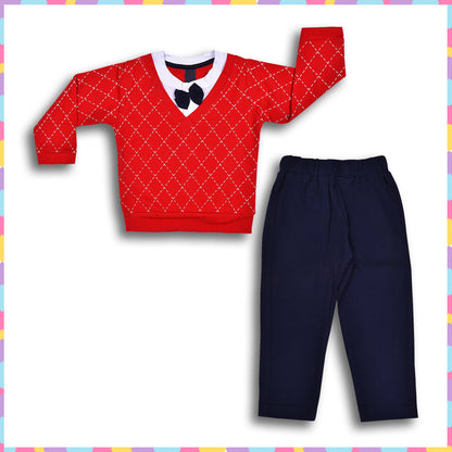 Wish Karo Cotton Clothing Set for Baby Boys hfs700rd - Wish Karo - photo 2
