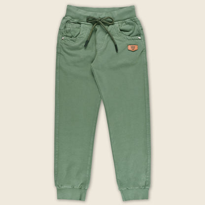 Boys Cotton Elastic Casual Trouser js122
