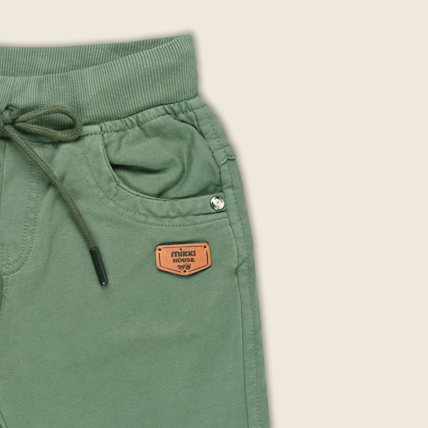 Boys Cotton Elastic Casual Trouser js122