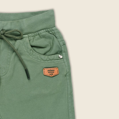 Boys Cotton Elastic Casual Trouser js122