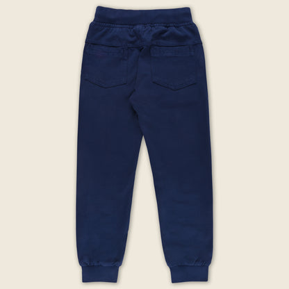 Boys Cotton Elastic Casual Trouser js122