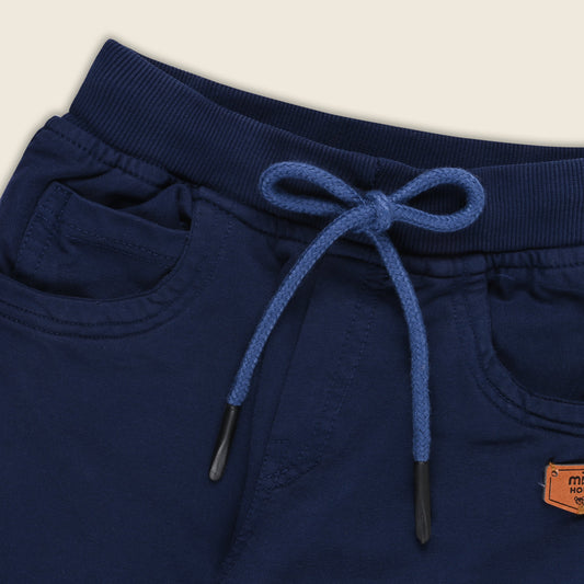 Boys Cotton Elastic Casual Trouser js122