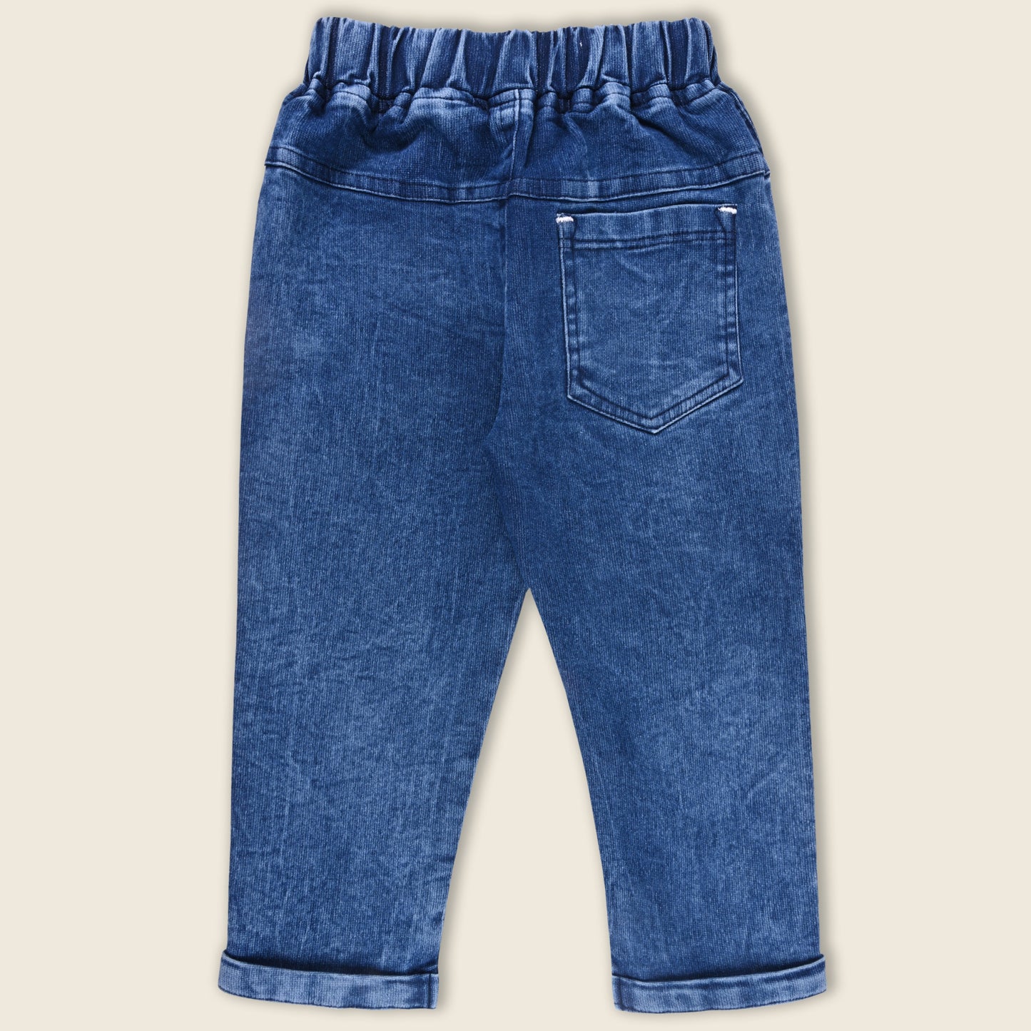 Boys Cotton Elastic Casual Trouser