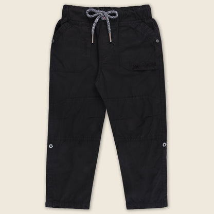 Boys Cotton Elastic Waist Casual Trouser