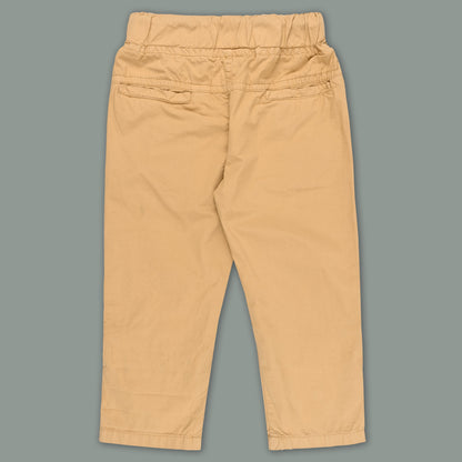 Boys Cotton Elastic Waist Casual Trouser