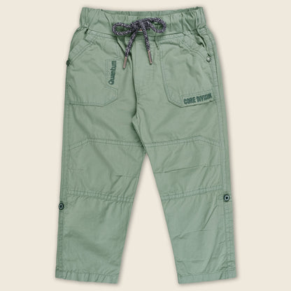 Boys Cotton Elastic Waist Casual Trouser