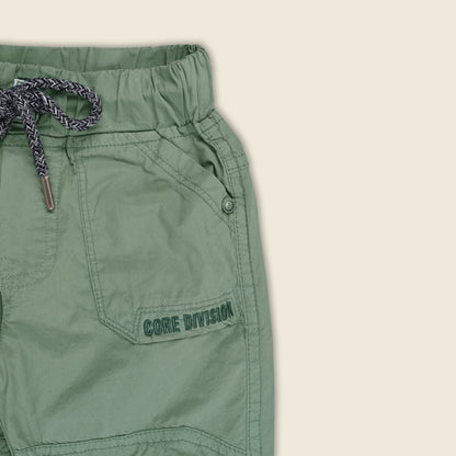 Boys Cotton Elastic Waist Casual Trouser