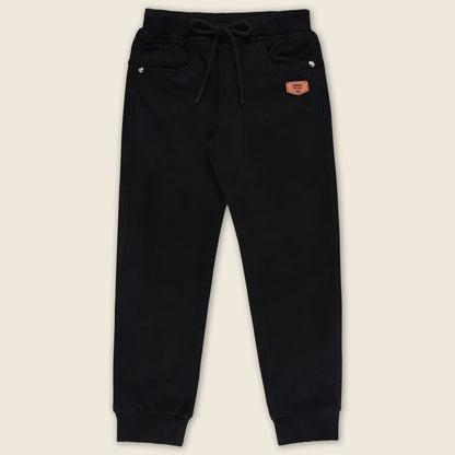 Boys Cotton Elastic Casual Trouser js122