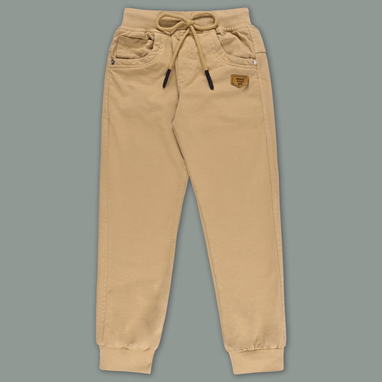 Boys Cotton Elastic Casual Trouser js122