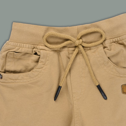 Boys Cotton Elastic Casual Trouser js122