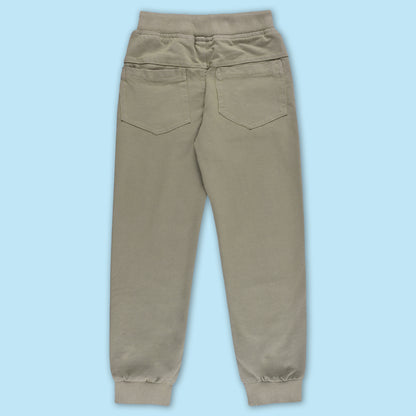 Boys Cotton Elastic Casual Trouser js122