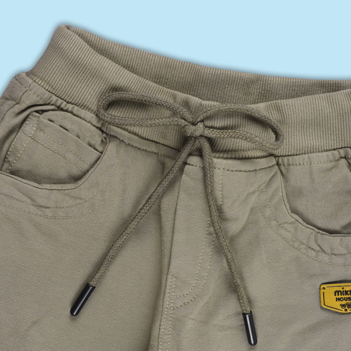 Boys Cotton Elastic Casual Trouser js122