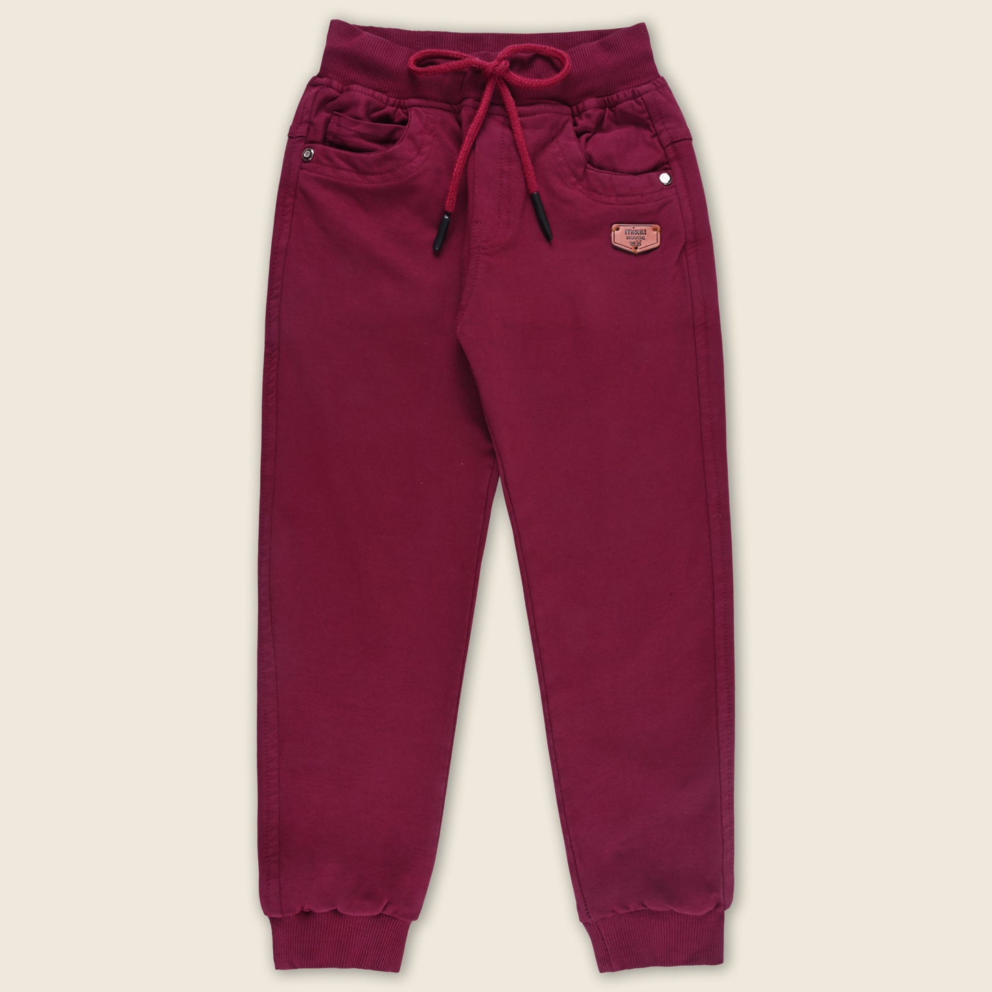 Boys Cotton Elastic Casual Trouser js122