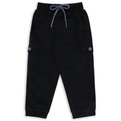 Boys Cotton Cargo Tapered Fit Trouser js142