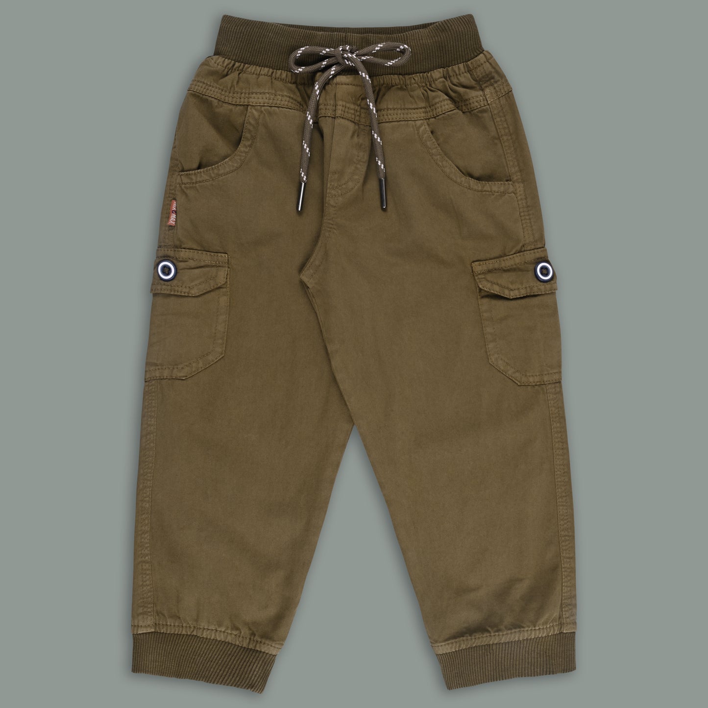 Boys Cotton Cargo Tapered Fit Trouser js142
