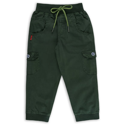 Boys Cotton Cargo Tapered Fit Trouser js142