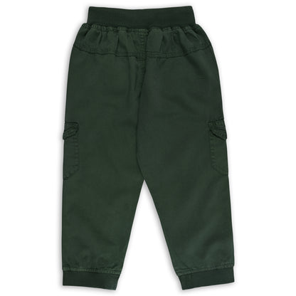 Boys Cotton Cargo Tapered Fit Trouser js142