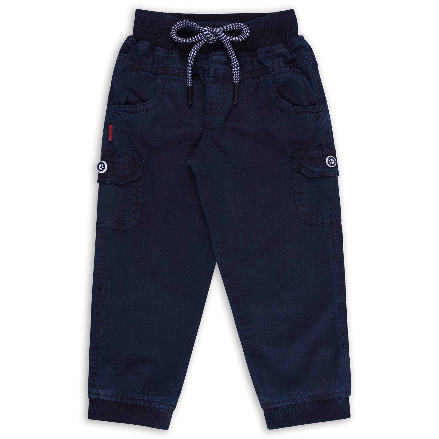 Boys Cotton Cargo Tapered Fit Trouser js142