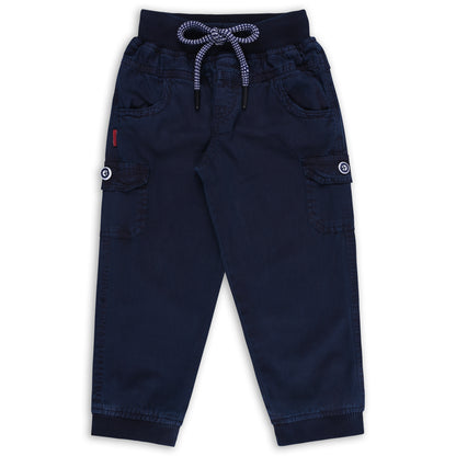 Boys Cotton Cargo Tapered Fit Trouser js142