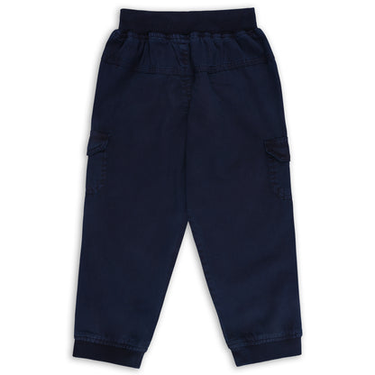 Boys Cotton Cargo Tapered Fit Trouser js142