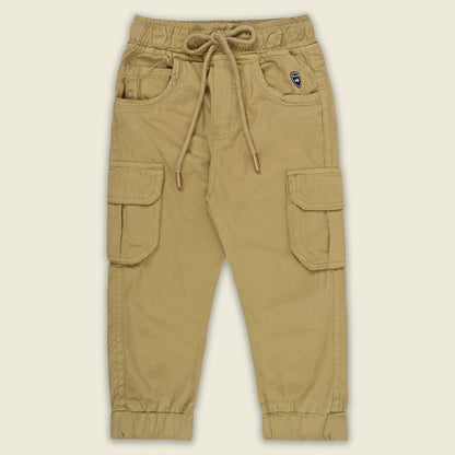 Boys Cotton Denim Cargo Joggers – Soft & Stretchable Pants js147