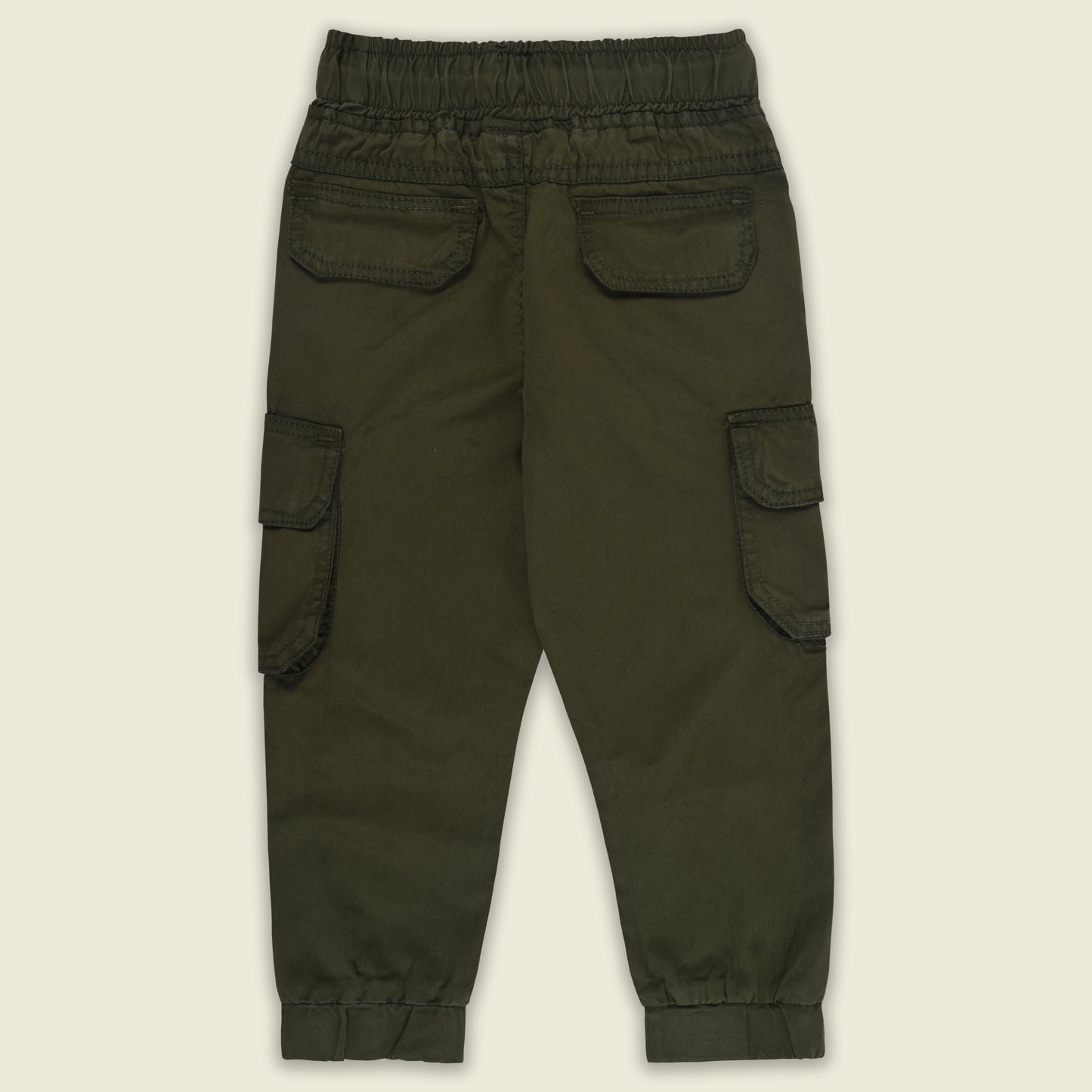 Boys Cotton Denim Cargo Joggers – Soft & Stretchable Pants js147