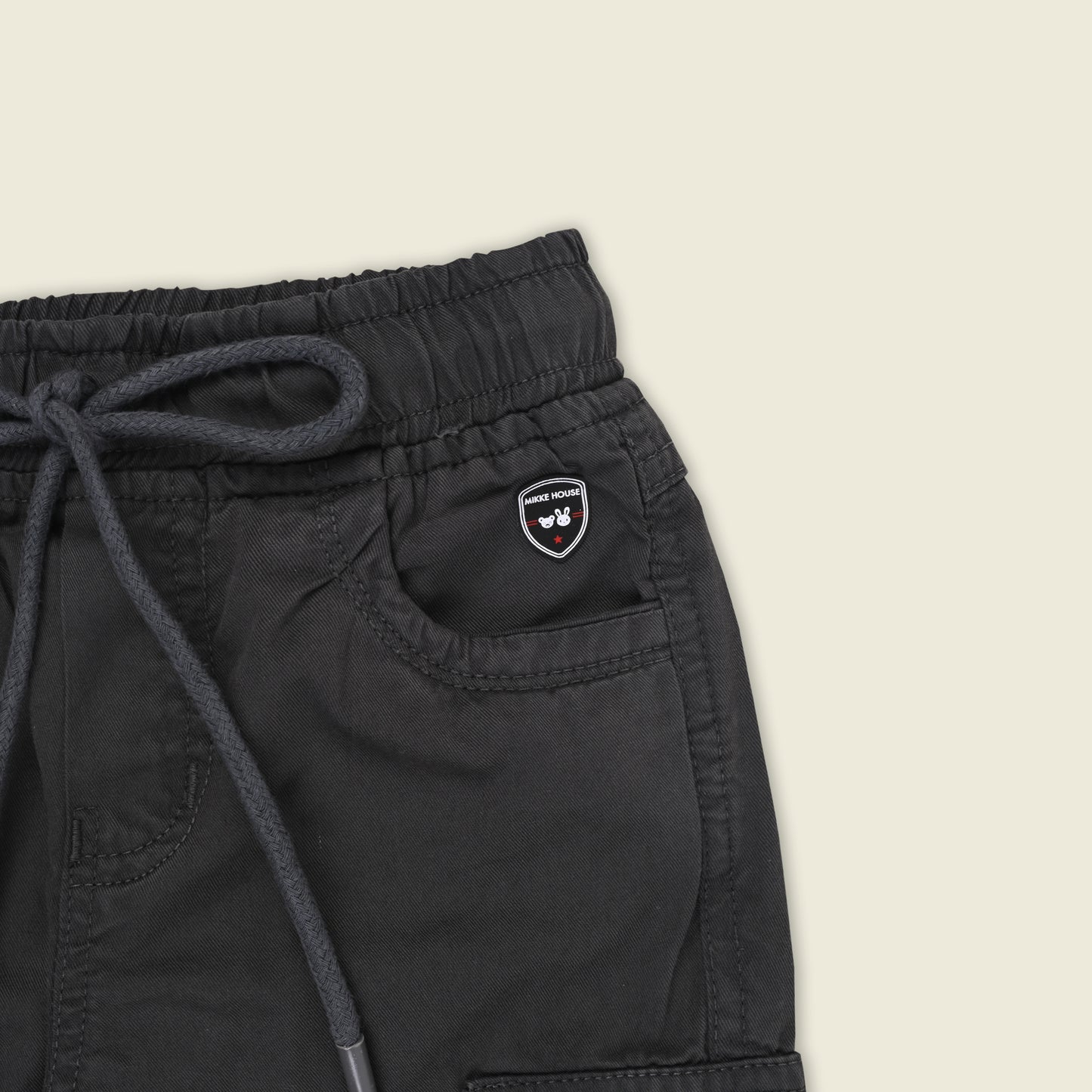 Boys Cotton Denim Cargo Joggers – Soft & Stretchable Pants js147