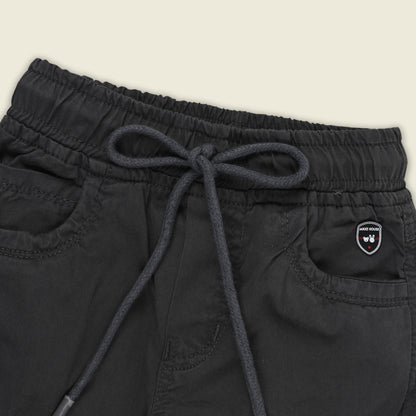 Boys Cotton Denim Cargo Joggers – Soft & Stretchable Pants js147