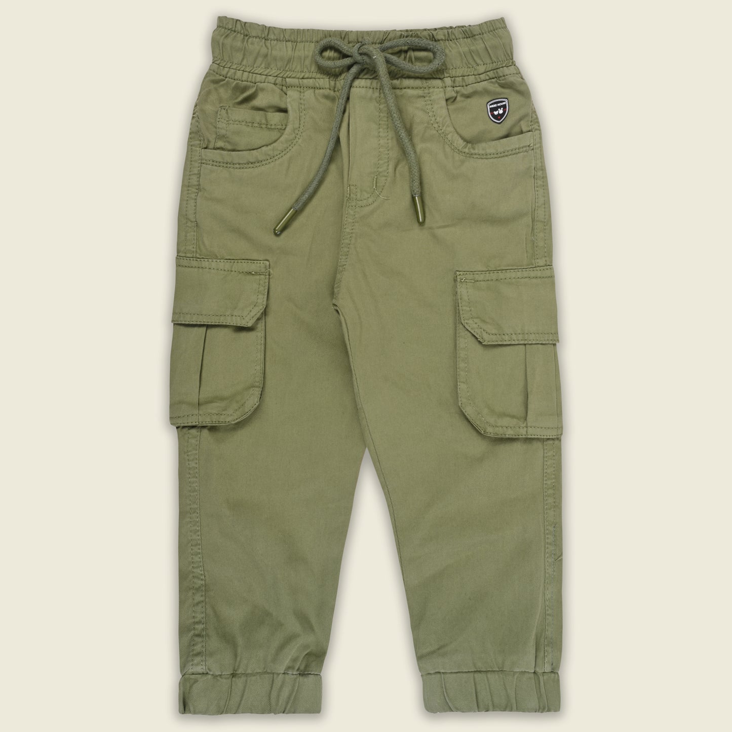 Boys Cotton Denim Cargo Joggers – Soft & Stretchable Pants js147