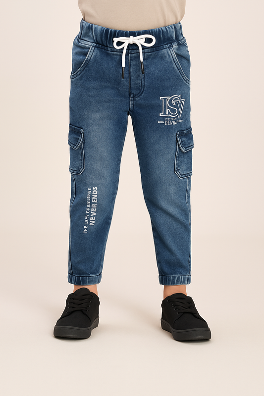 Unisex Regular Fit Jogger Stretchable Jeans