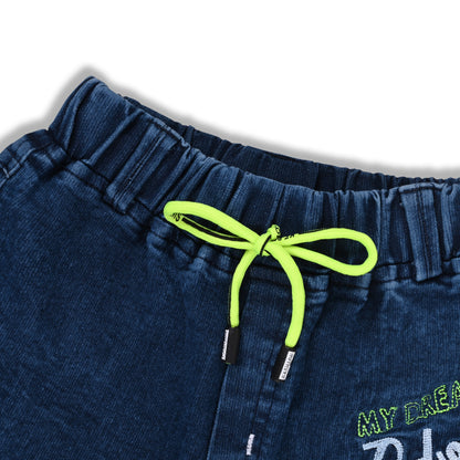 Boys Printed Regular Fit Casual Jeans