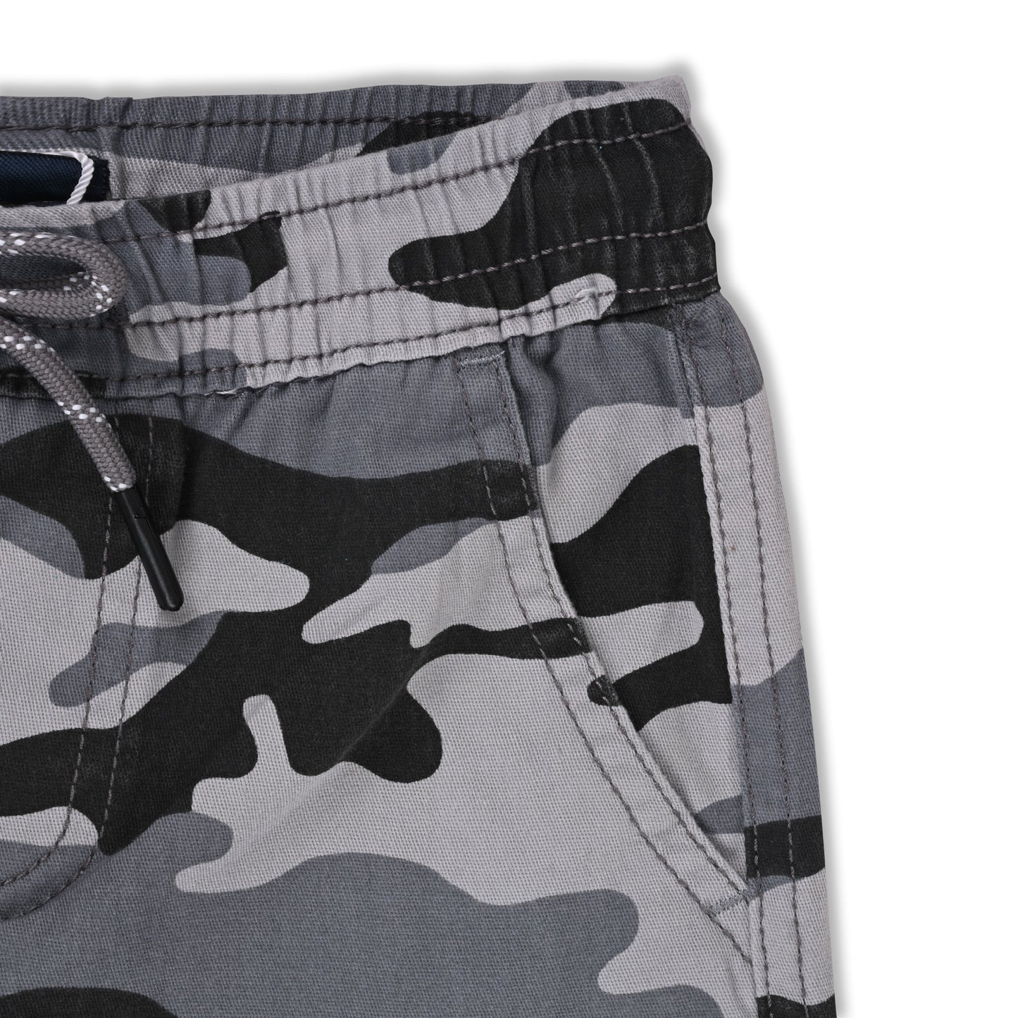 Boys Camouflage Print Regular Fit Jeans