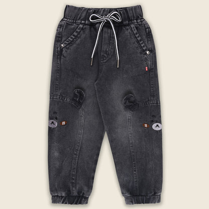 Boys Cargo Denim Trousers 