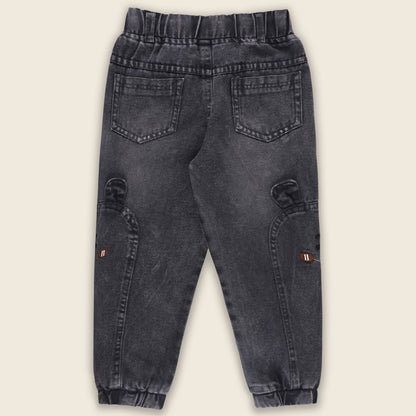 Boys Cargo Denim Trousers 
