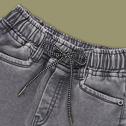 Boys Cotton Elastic Waist Casual Trouser
