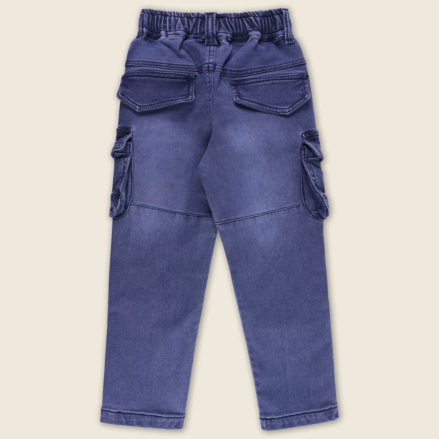 Boys Stylish Denim Cargo Trousers