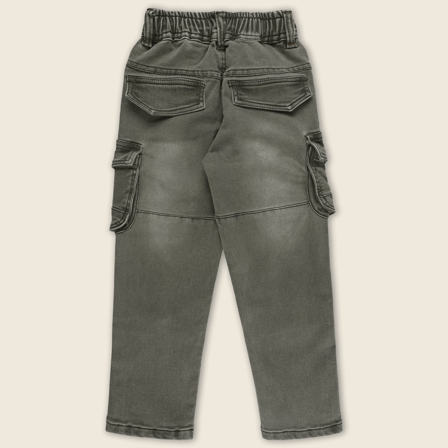 Boys Stylish Denim Cargo Trousers