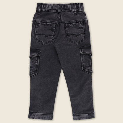 Boys Cotton Elastic Casual Trouser