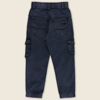 Boys Cotton Elastic Casual Trouser