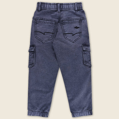 Boys Cotton Elastic Casual Trouser