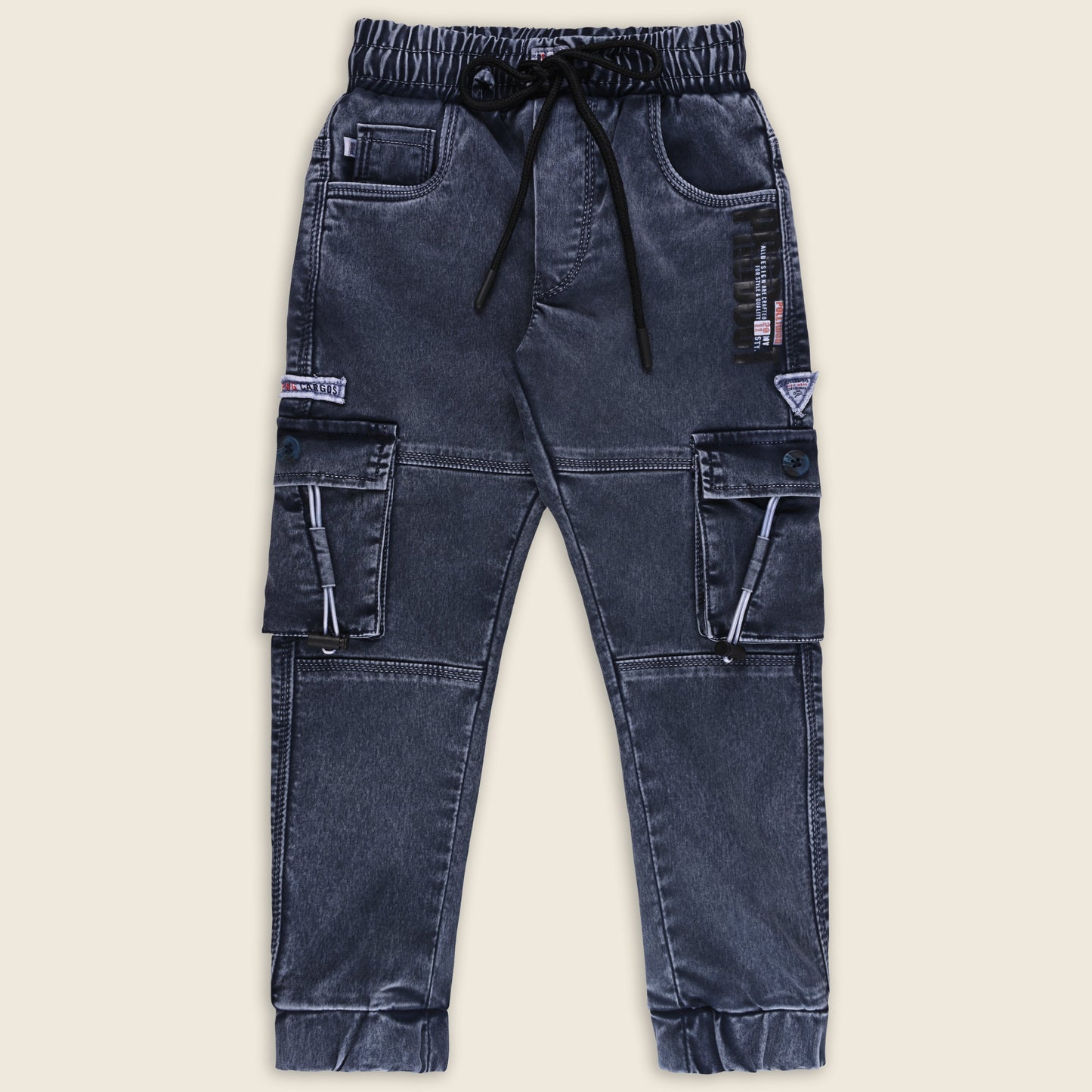 Buy Premium Baby Boys Stylish Cargo Denim Jeans Online