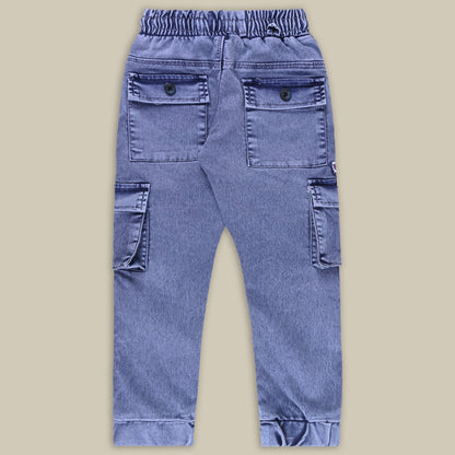 Buy Premium Baby Boys Stylish Cargo Denim Jeans Online