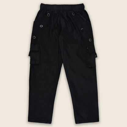 Girls Denim Joggers
