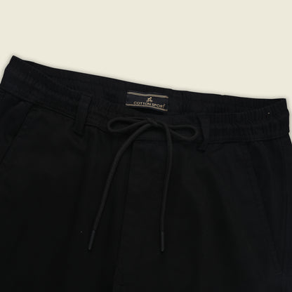 Men’s Cotton Cargo Pants | Comfortable Casual Wear with Multi Utility Pockets | Elastic Waist & Cuffed Jogger Fit