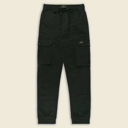 Men’s Cotton Cargo Pants | Comfortable Casual Wear with Multi Utility Pockets | Elastic Waist & Cuffed Jogger Fit
