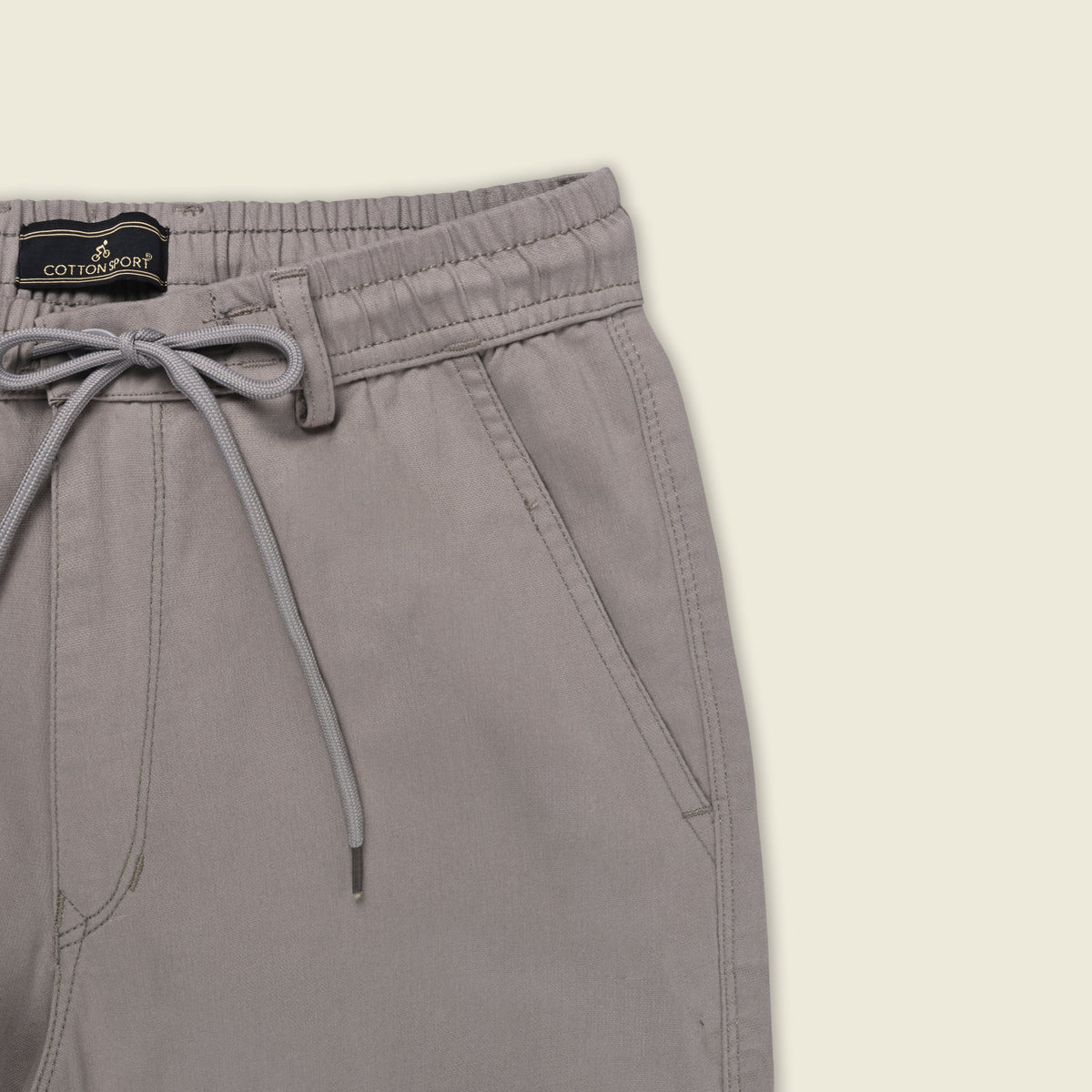 Men’s Cotton Cargo Pants | Comfortable Casual Wear with Multi Utility Pockets | Elastic Waist & Cuffed Jogger Fit - Wish