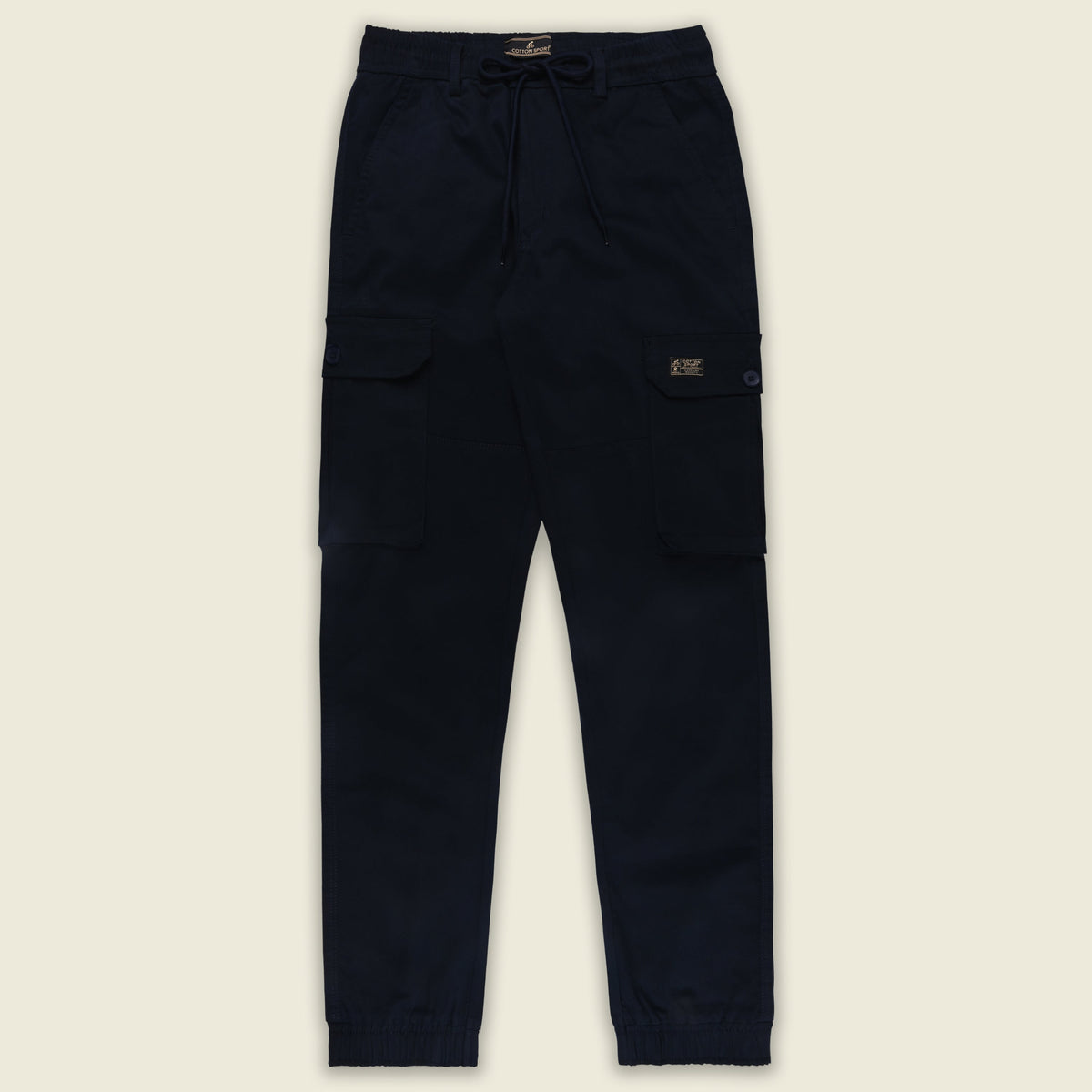 Men’s Cotton Cargo Pants | Comfortable Casual Wear with Multi Utility Pockets | Elastic Waist & Cuffed Jogger Fit - Wish