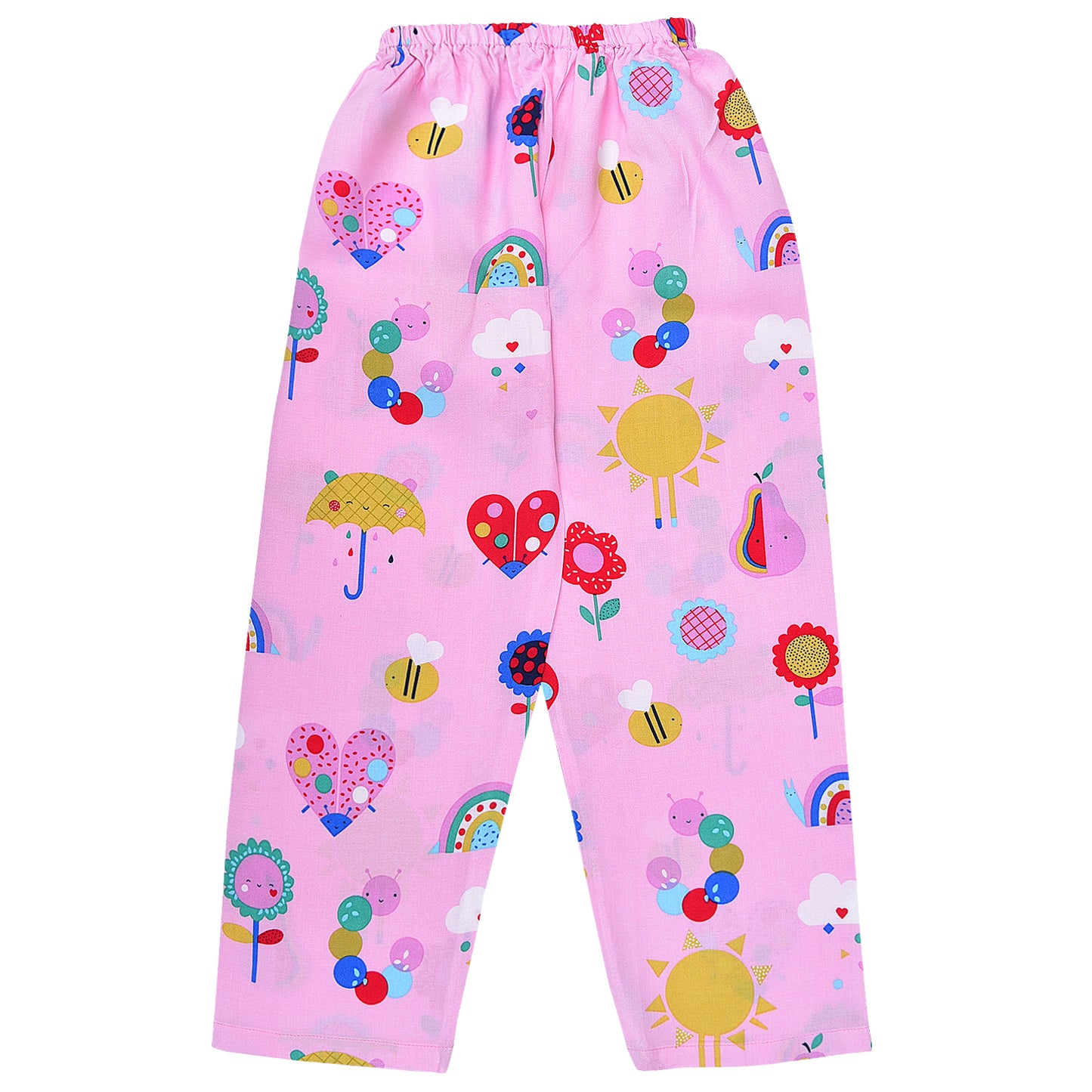 Unisex Printed Top and Bottom Pyjamas Night Dress nd73pbk