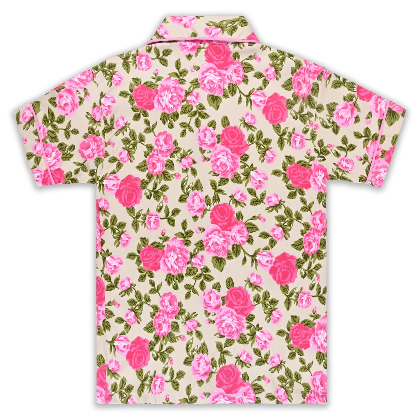 Girls Floral Co-ord Set – Soft Rayon Shirt & Pant Set